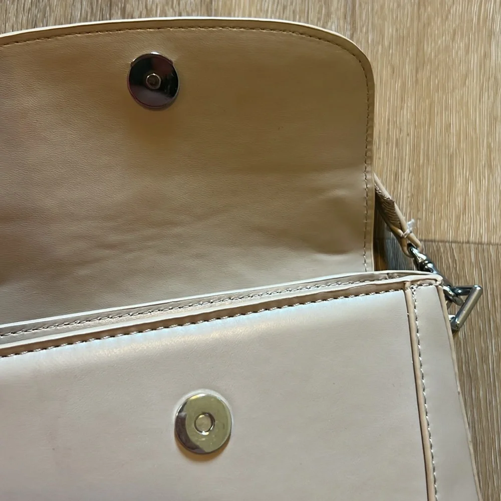 Zara cross body small tan purse